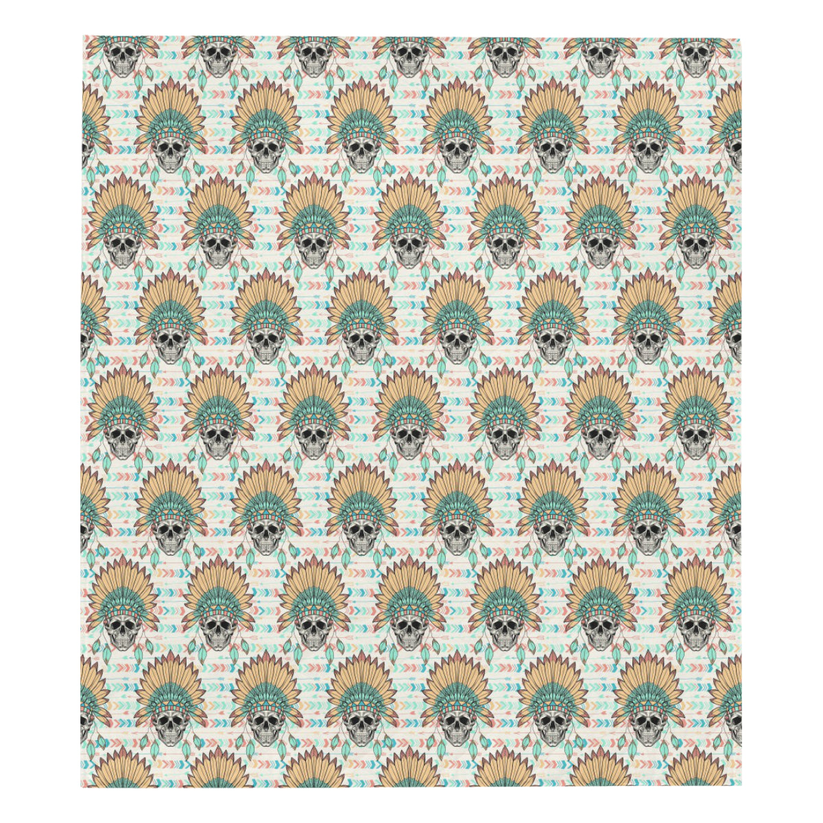 Boho Pattern Print Design 04 Premium Quilt