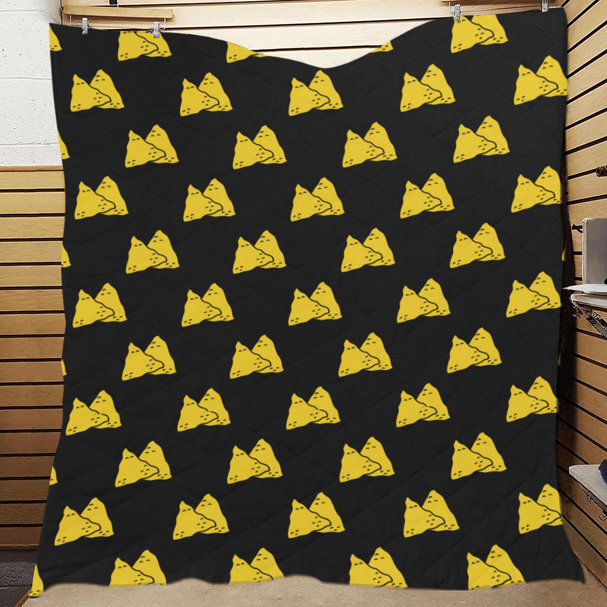 Nachos Pattern Print Design A02 Premium Quilt
