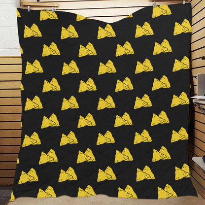 Nachos Pattern Print Design A02 Premium Quilt