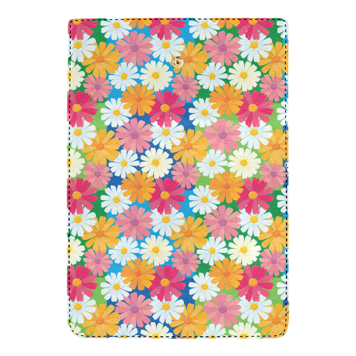 Daisy Pattern Print Design DS05 Women's Trifold Wallet