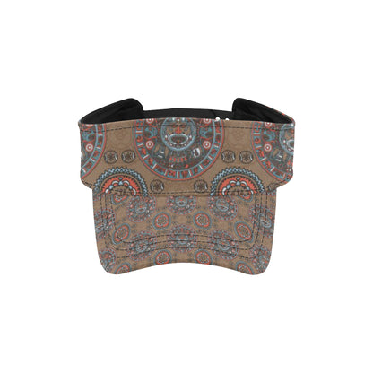 Calendar Aztec Pattern Print Design 03 Unisex Sun Visor