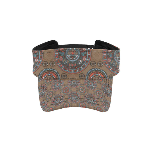 Calendar Aztec Pattern Print Design 03 Unisex Sun Visor
