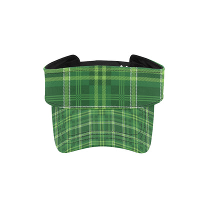 Irish Plaid Pattern Print Design 02 Unisex Sun Visor