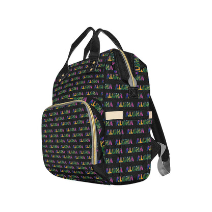 Aloha Hawaii Neon Diaper Bag Backpack