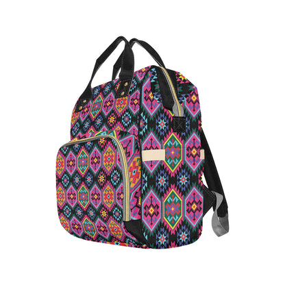 Mexican Pattern Print Design 02 Diaper Bag Backpack