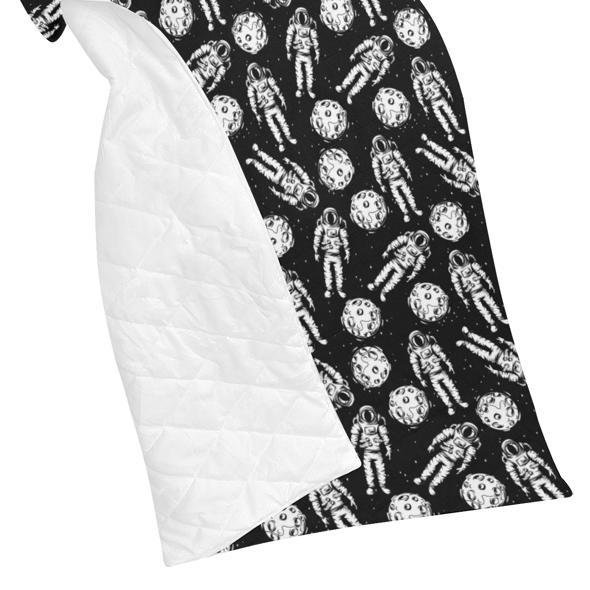 Astronaut Pattern Print Design 03 Premium Quilt