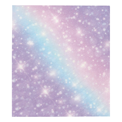 Cosmic Pastel Pattern Print Design 02 Premium Quilt