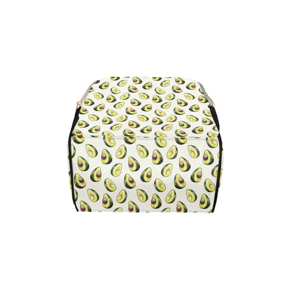 Avocado Pattern Print Design 01 Diaper Bag Backpack