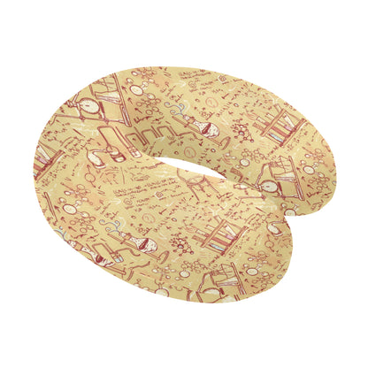 Chemical Pattern Print Design 01 U-Shaped Travel Neck Pillow