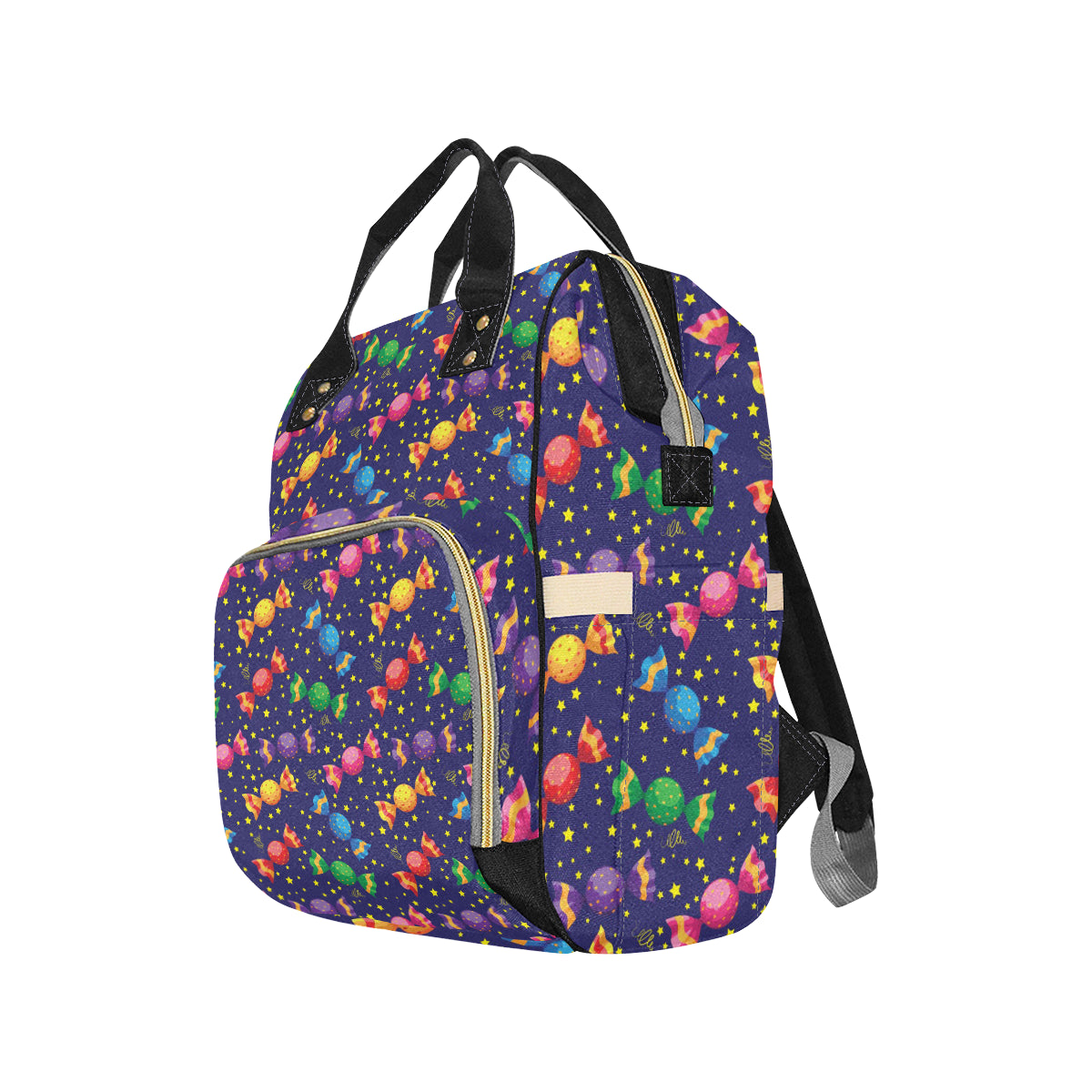 Candy Pattern Print Design CA06 Diaper Bag Backpack