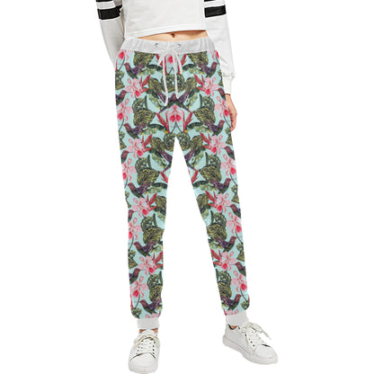 Hummingbird Cute Themed Print Unisex Sweatpants