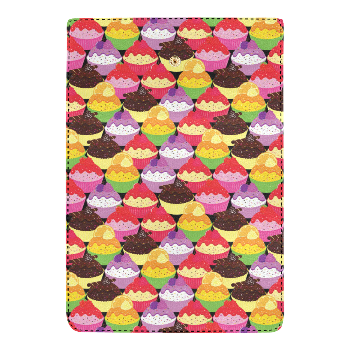 Cupcake Pattern Print Design CP02 Women's Trifold Wallet