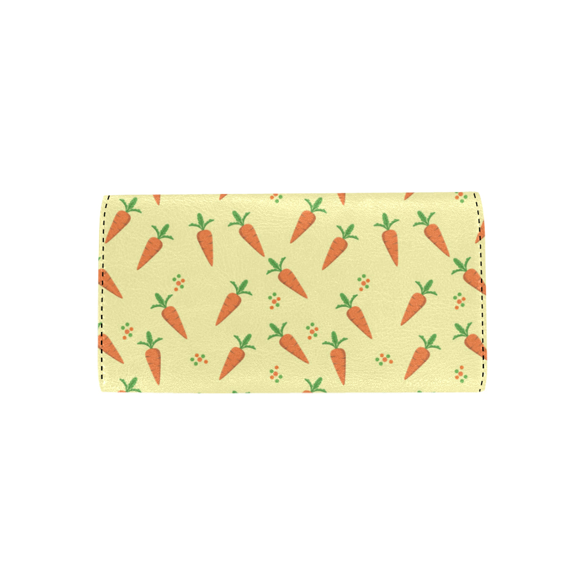 Carrot Pattern Print Design 04 Women's Trifold Wallet