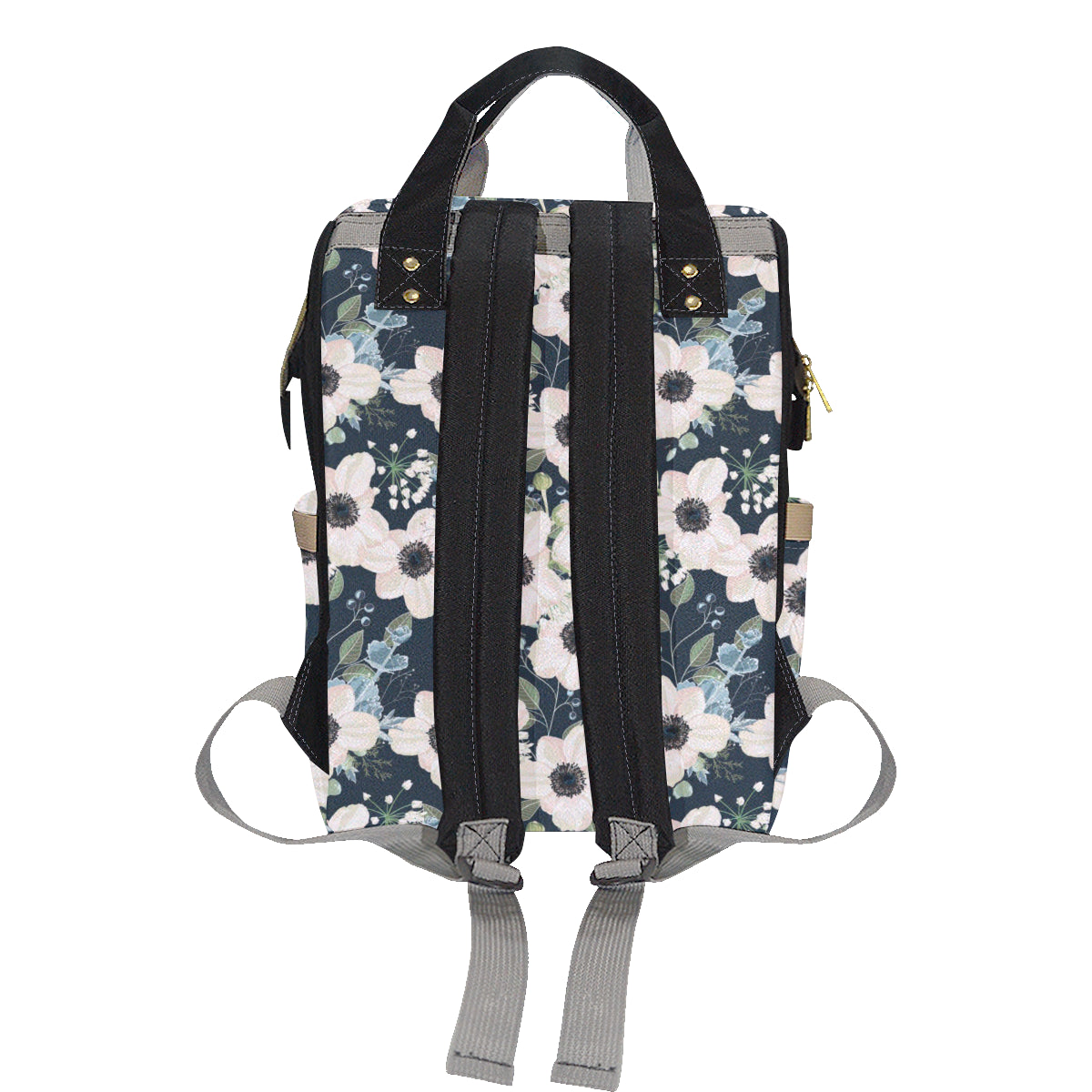 Anemone Pattern Print Design AM02 Diaper Bag Backpack