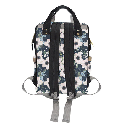 Anemone Pattern Print Design AM02 Diaper Bag Backpack