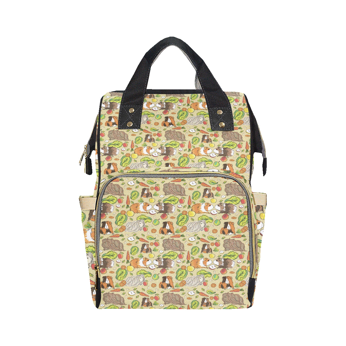 Guinea Pig Pattern Print Design 02 Diaper Bag Backpack