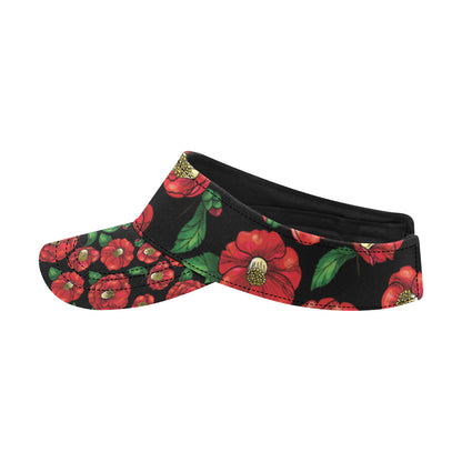 Camellia Pattern Print Design CM07 Unisex Sun Visor
