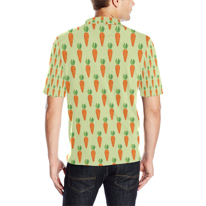 Carrot Pattern Print Design 02 Men Polo Shirt