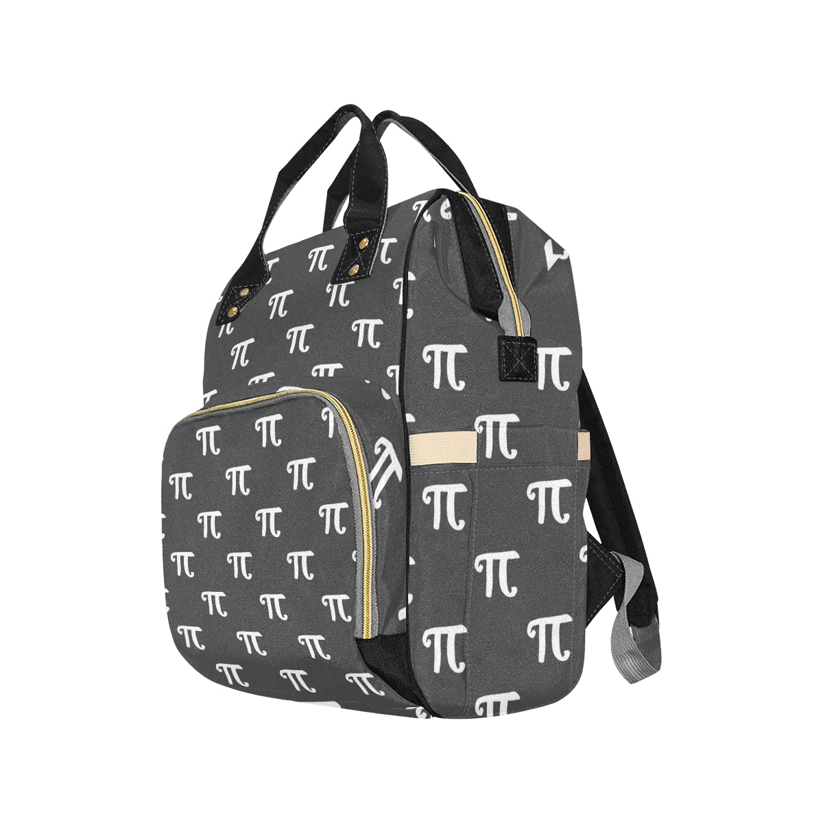 Pi Day Pattern Print Design A01 Diaper Bag Backpack