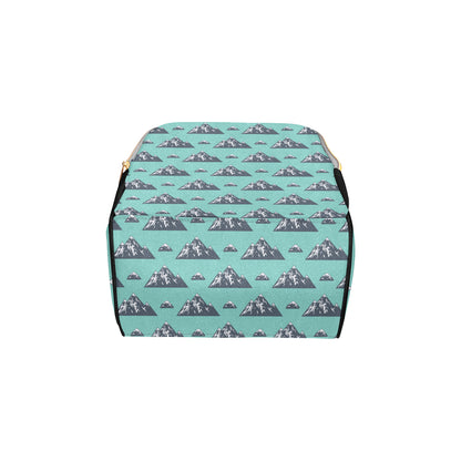 Mountain Pattern Print Design 01 Diaper Bag Backpack