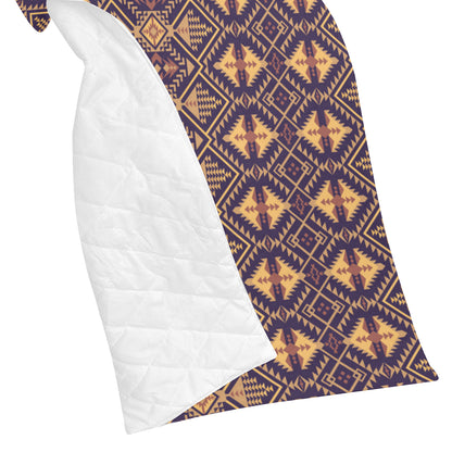 Aztec Pattern Print Design 09 Premium Quilt