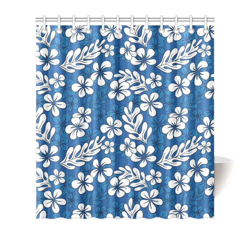 Plumeria Pattern Print Design PM015 Shower Curtain