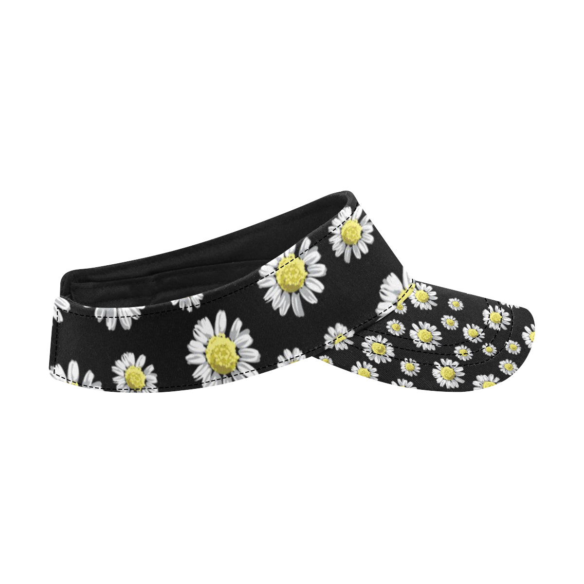 Daisy Pattern Print Design DS01 Unisex Sun Visor