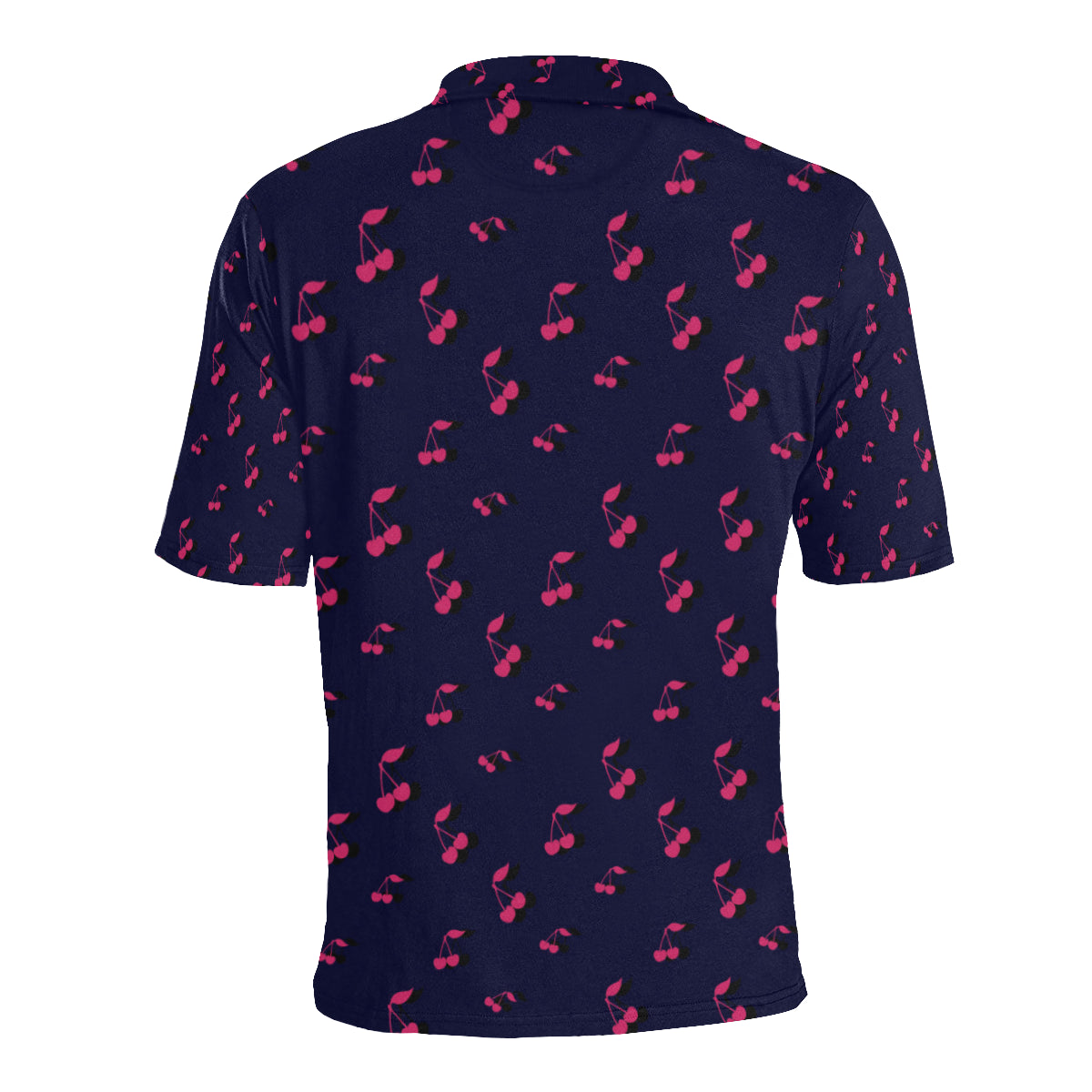 Cherry Pattern Print Design 02 Men Polo Shirt