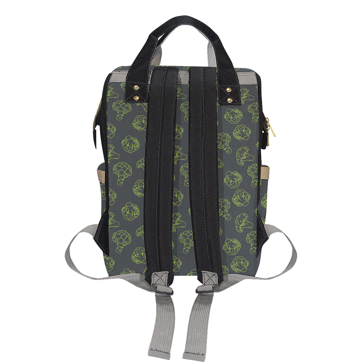 Broccoli Pattern Print Design 01 Diaper Bag Backpack