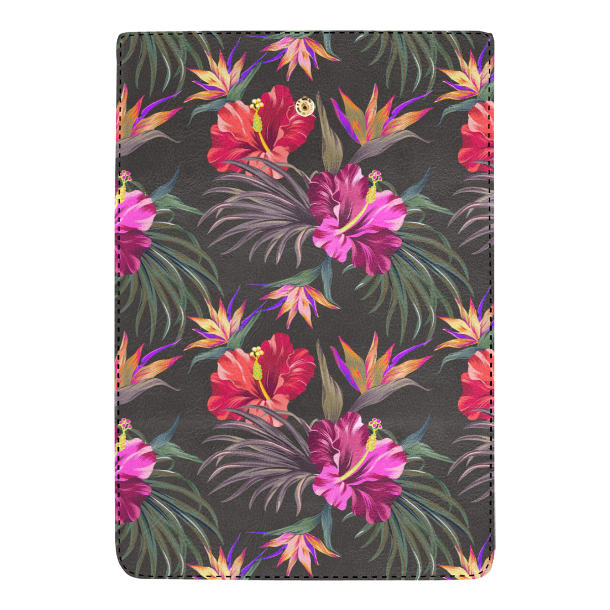 Hibiscus Pattern Print Design HB014 Women's Trifold Wallet