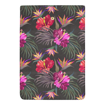 Hibiscus Pattern Print Design HB014 Women's Trifold Wallet