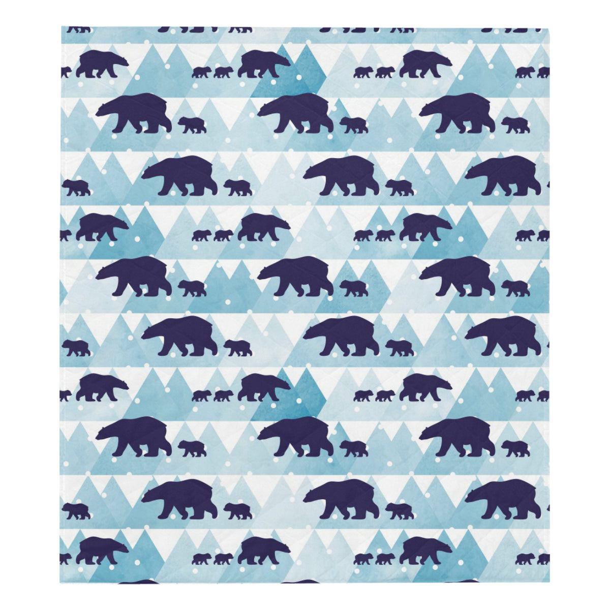 Bear Pattern Print Design BE01 Premium Quilt