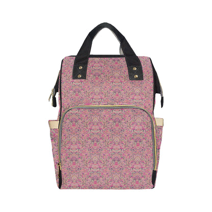 Celtic Pattern Print Design 04 Diaper Bag Backpack