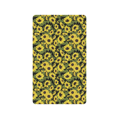 Sunflower Fresh Bright Color Print Rubber Doormat