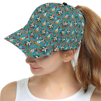 Day of the Dead Old School Girl Design Snapback Cap