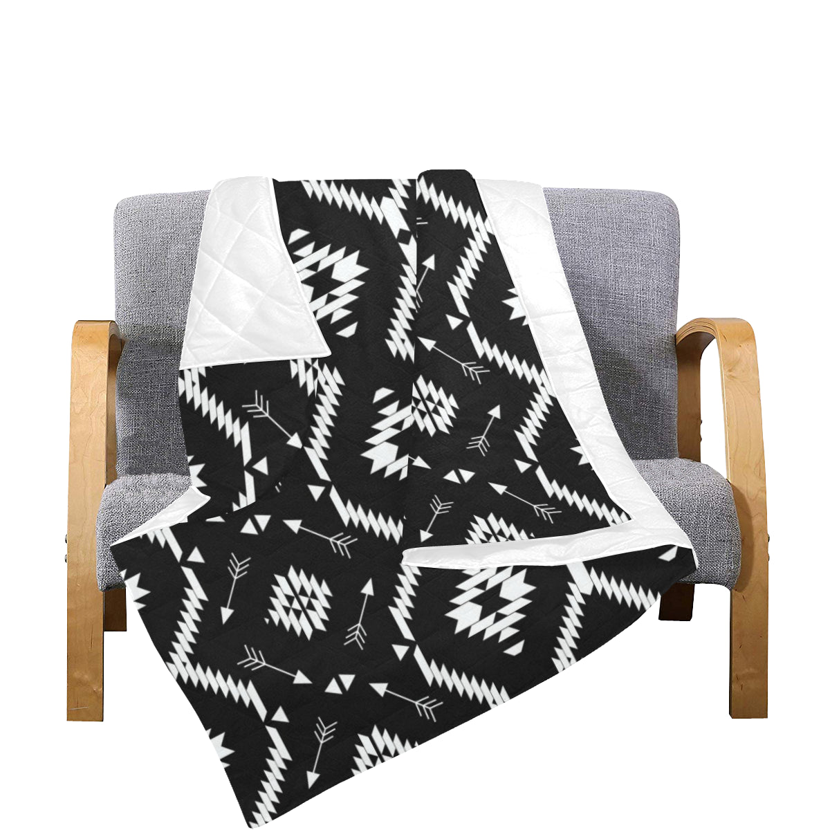 Native Pattern Print Design A04 Premium Quilt