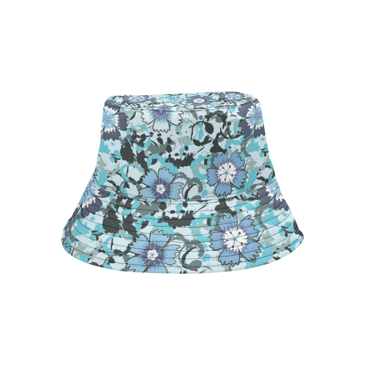 Carnations Pattern Print Design CN04 Unisex Bucket Hat
