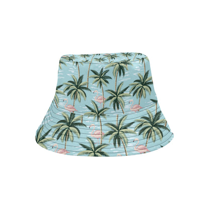 Palm Tree Pattern Print Design PT05 Unisex Bucket Hat