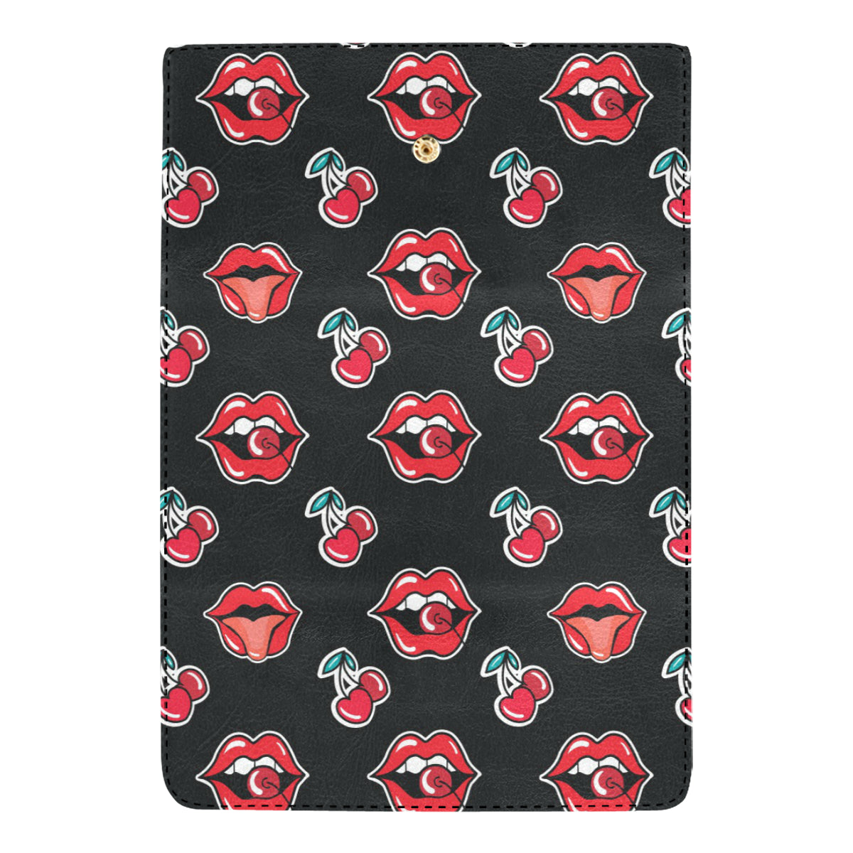 Cherry Pattern Print Design CH04 Women's Trifold Wallet