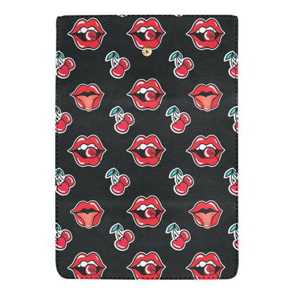 Cherry Pattern Print Design CH04 Women's Trifold Wallet
