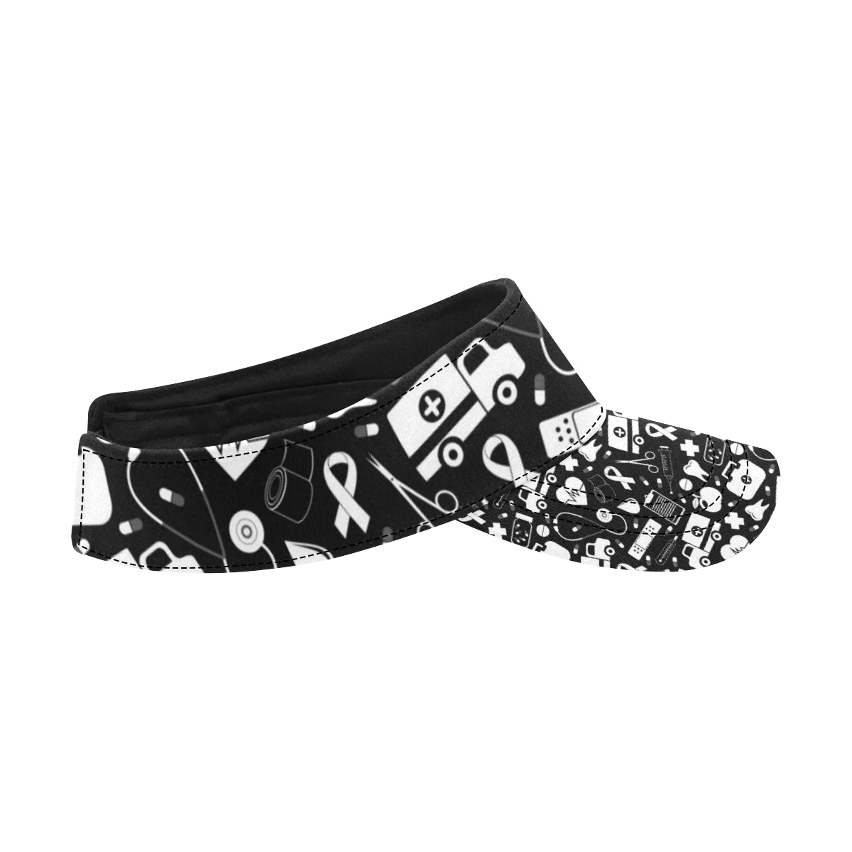 Medical Pattern Print Design 01 Unisex Sun Visor