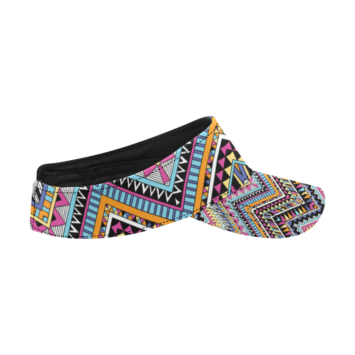 Multicolor zigzag Tribal Aztec Unisex Sun Visor