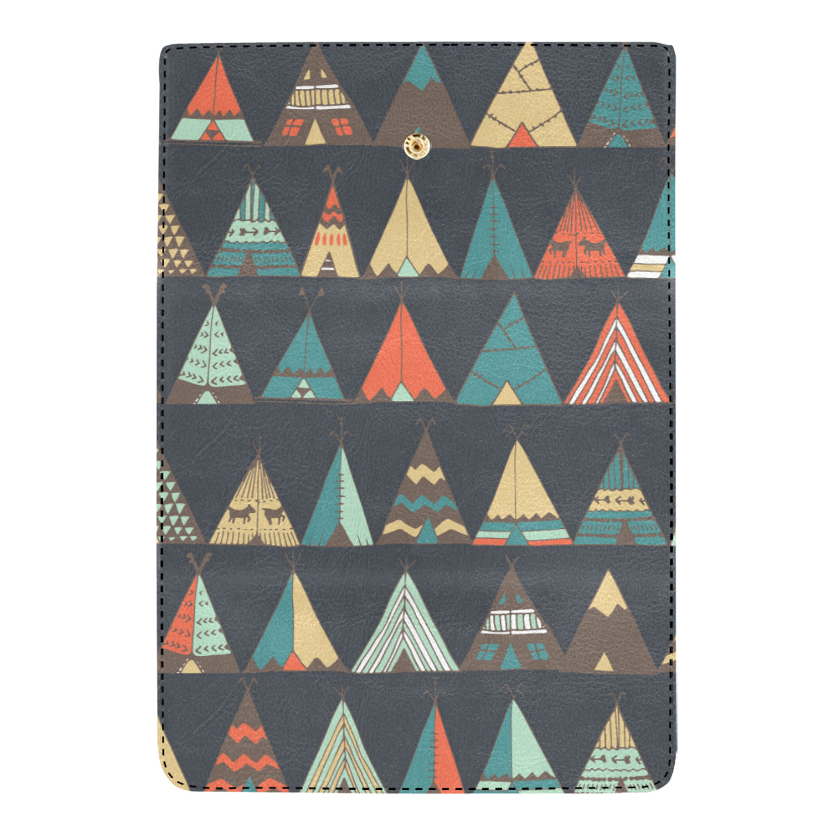 Tribal native american tent Aztec Women's Trifold Wallet