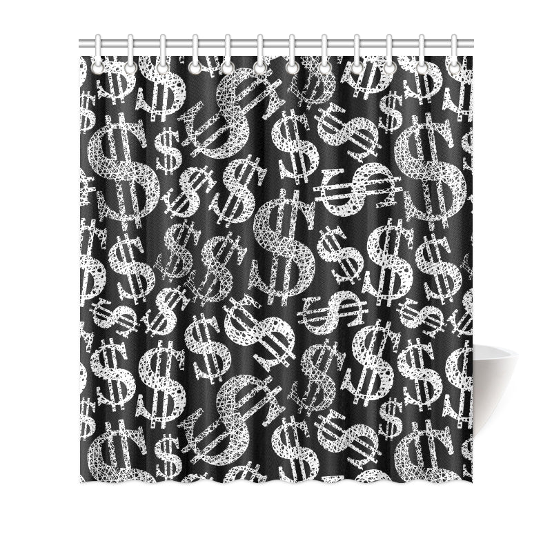 Money Pattern Print Design 02 Shower Curtain