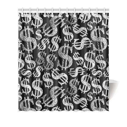 Money Pattern Print Design 02 Shower Curtain