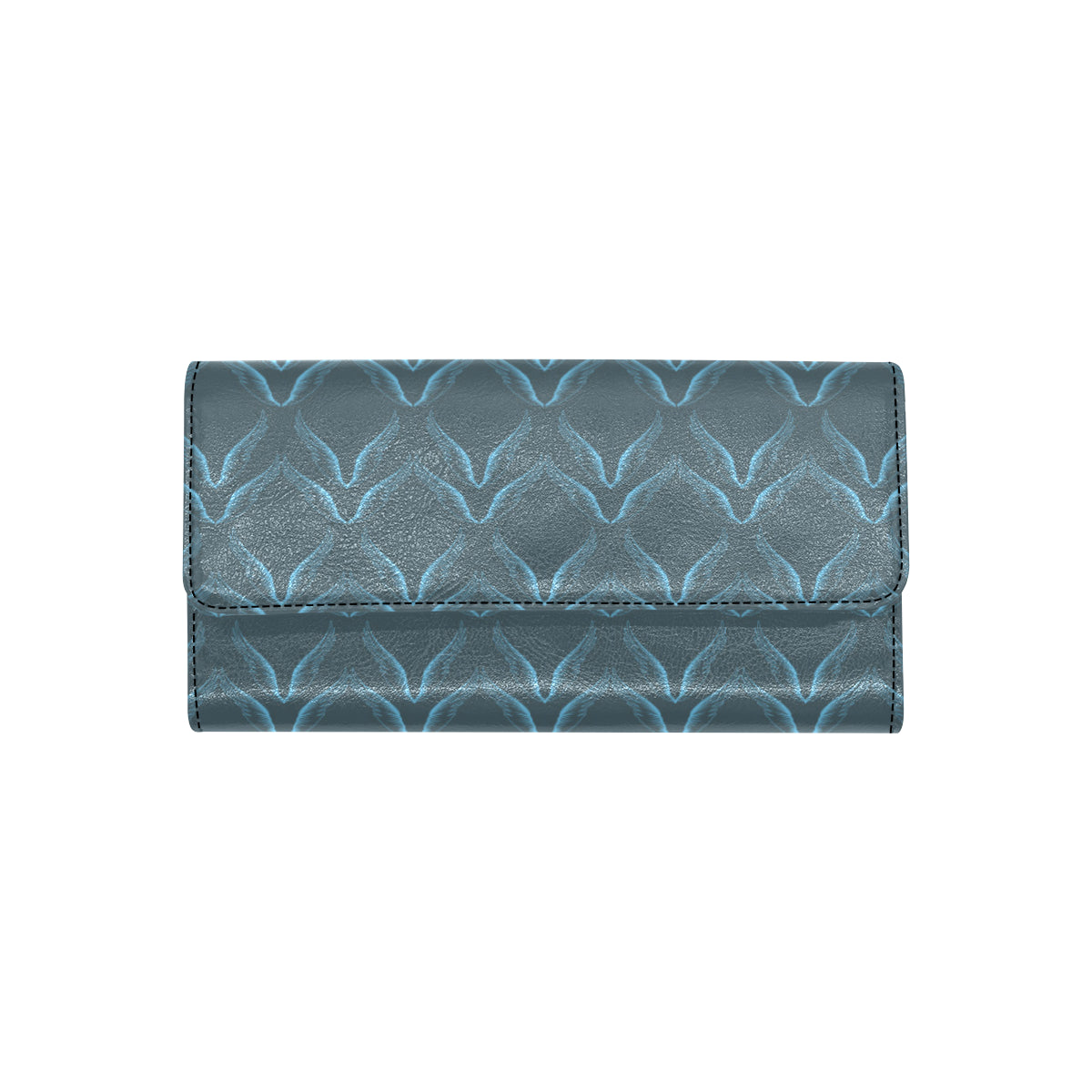 Angel Wings Pattern Print Design 04 Women's Trifold Wallet