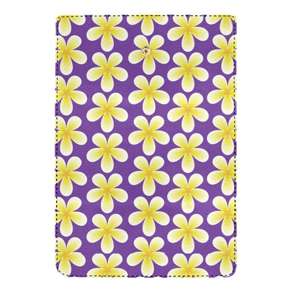 Yellow Plumeria Pattern Print Design PM05 Women's Trifold Wallet