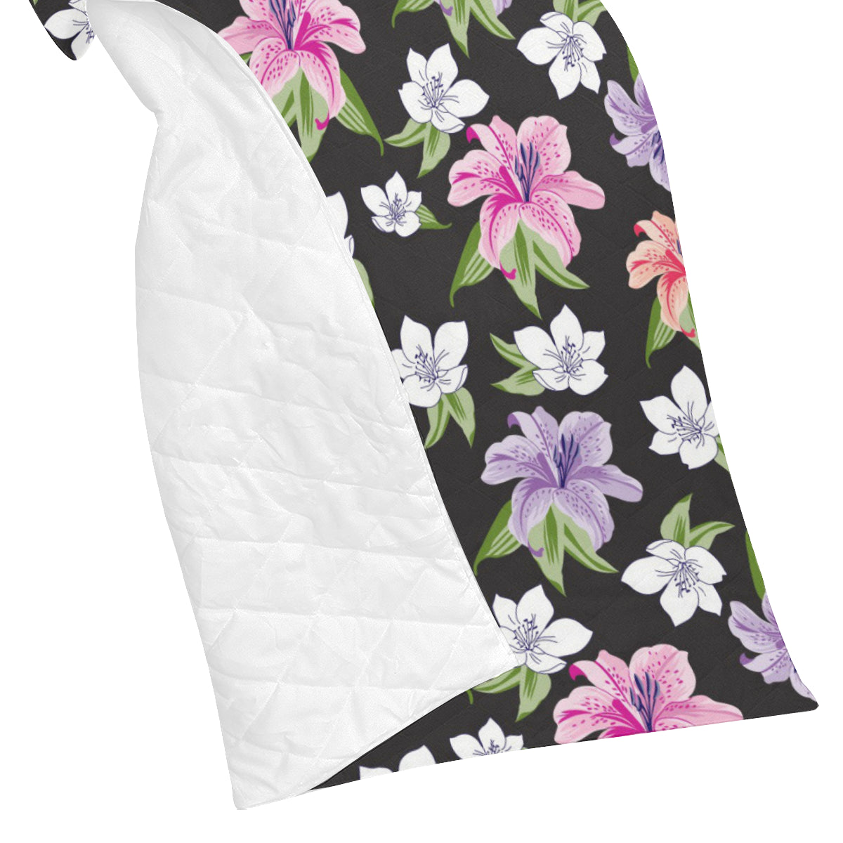 Lily Pattern Print Design LY02 Premium Quilt