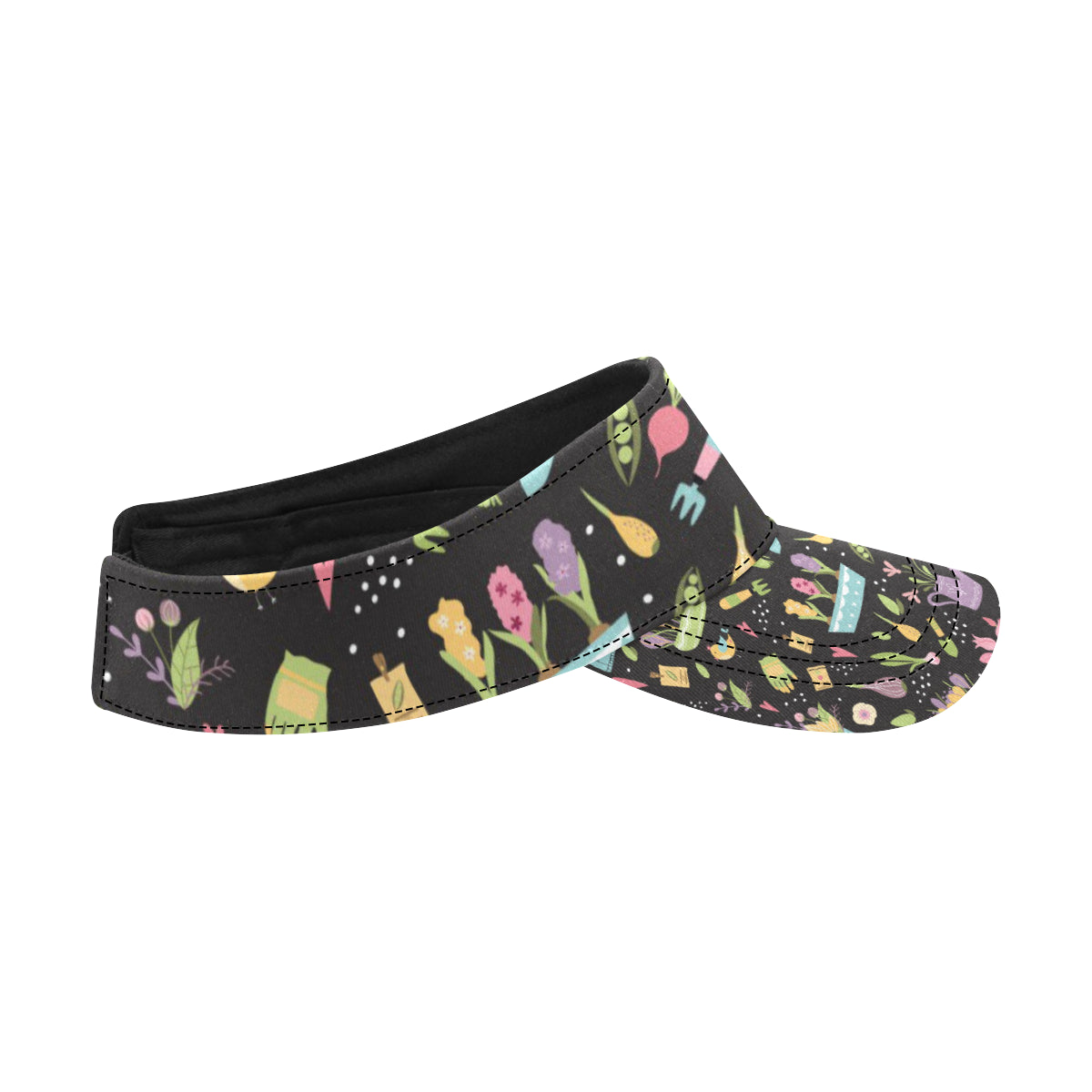 Gardening Pattern Print Design G03 Unisex Sun Visor