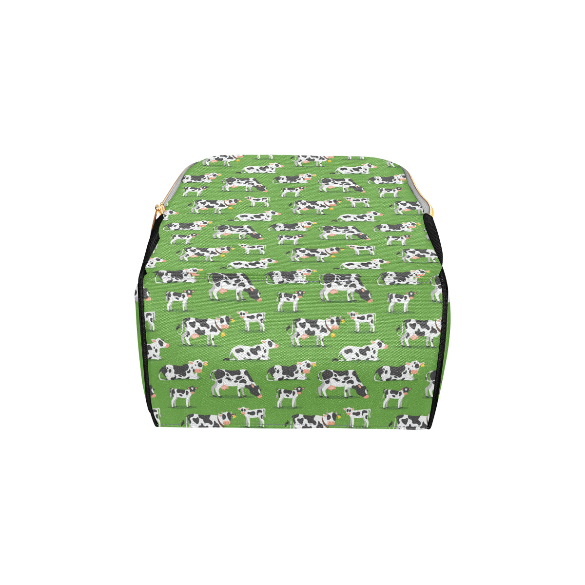 Cow Happy Print Pattern Diaper Bag Backpack